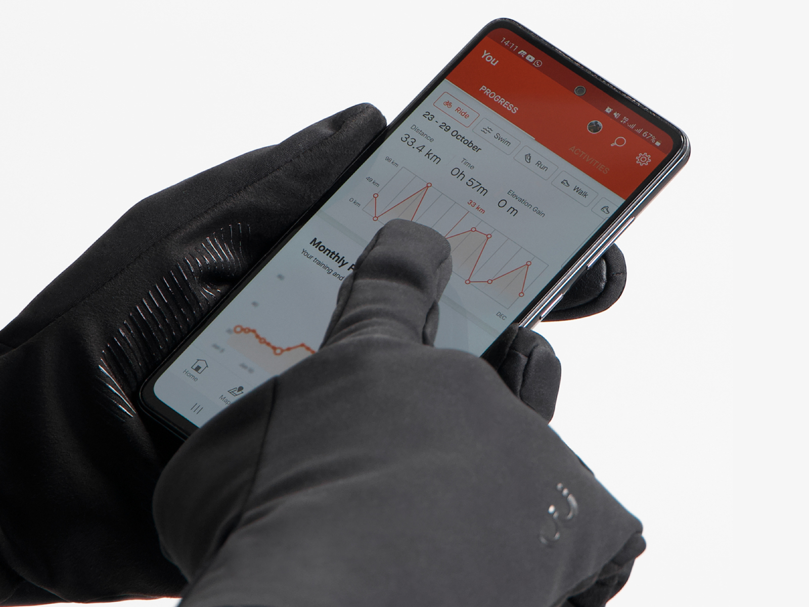 Ovládajte telefón s rukavicami!